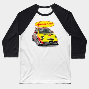 ABARTH 500 500 Baseball T-Shirt